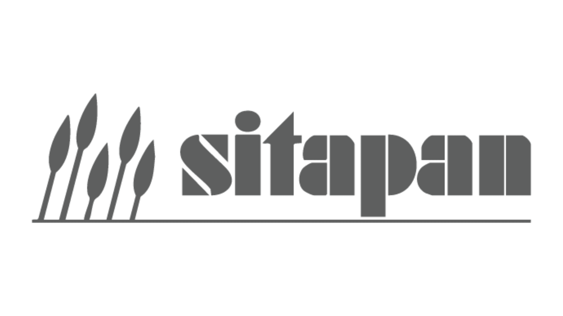 The image shows the word "sitapan" in stylized font with four leaf-like shapes to the left of the text.