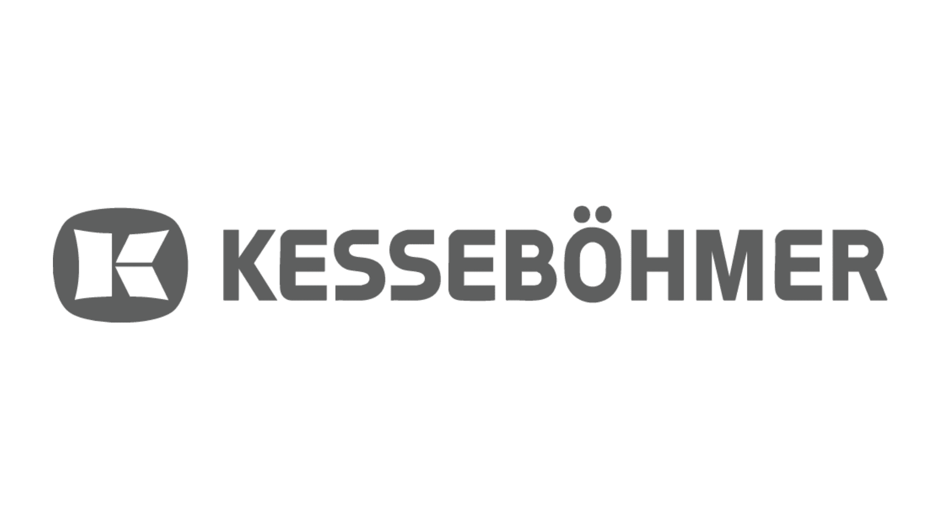 Kesseböhmer logo featuring a bold "K" symbol in a rounded square to the left of the company name in uppercase letters.